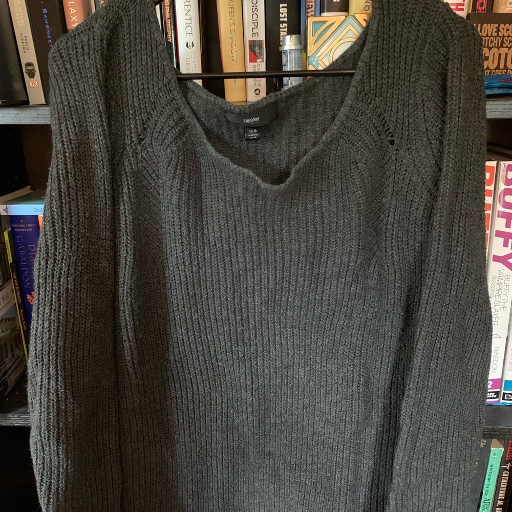 Gray sweater